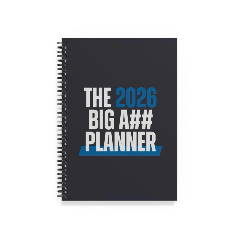 2026 Big A## Planner - Black and Blue